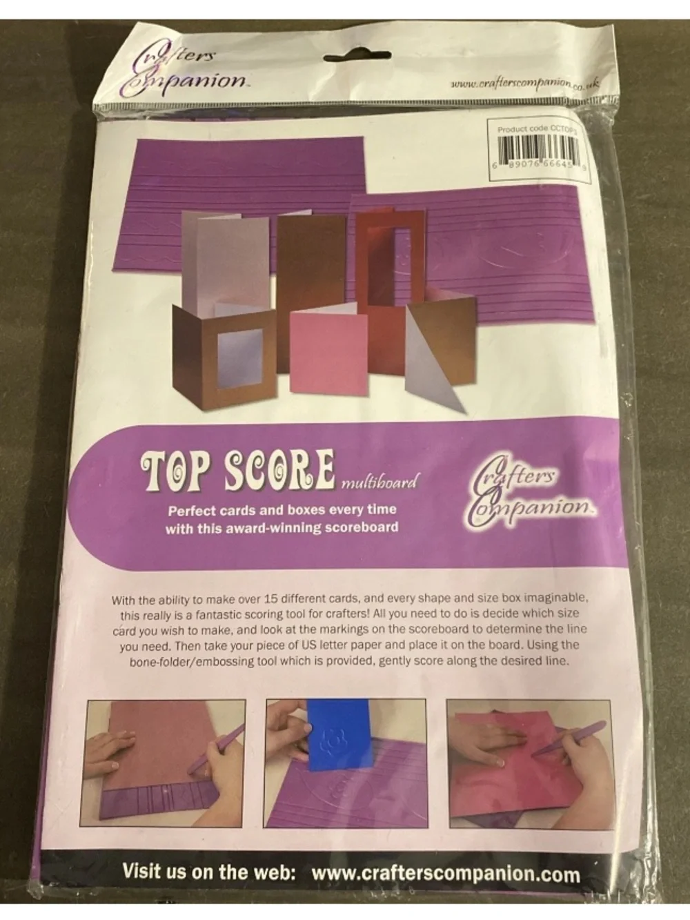Crafter's Companion - TOP SCORE MULTIBOARD - For Cards + Boxes NEW SEALED